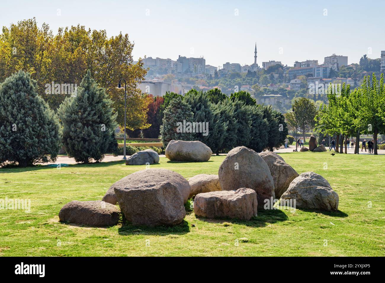 Kent Historical Park at the Konak district of Izmir, Turkey Stock Photo ...