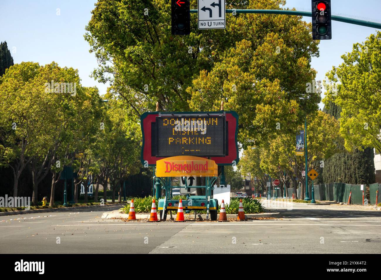 Anaheim, California, United States 09042019 A view of a Downtown