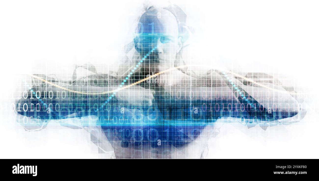 Information Exchange And A Transfer Of Knowledge Stock Photo