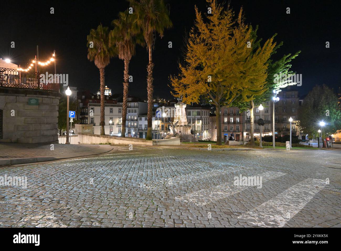 Porto at night. Portugal. Stock Photo