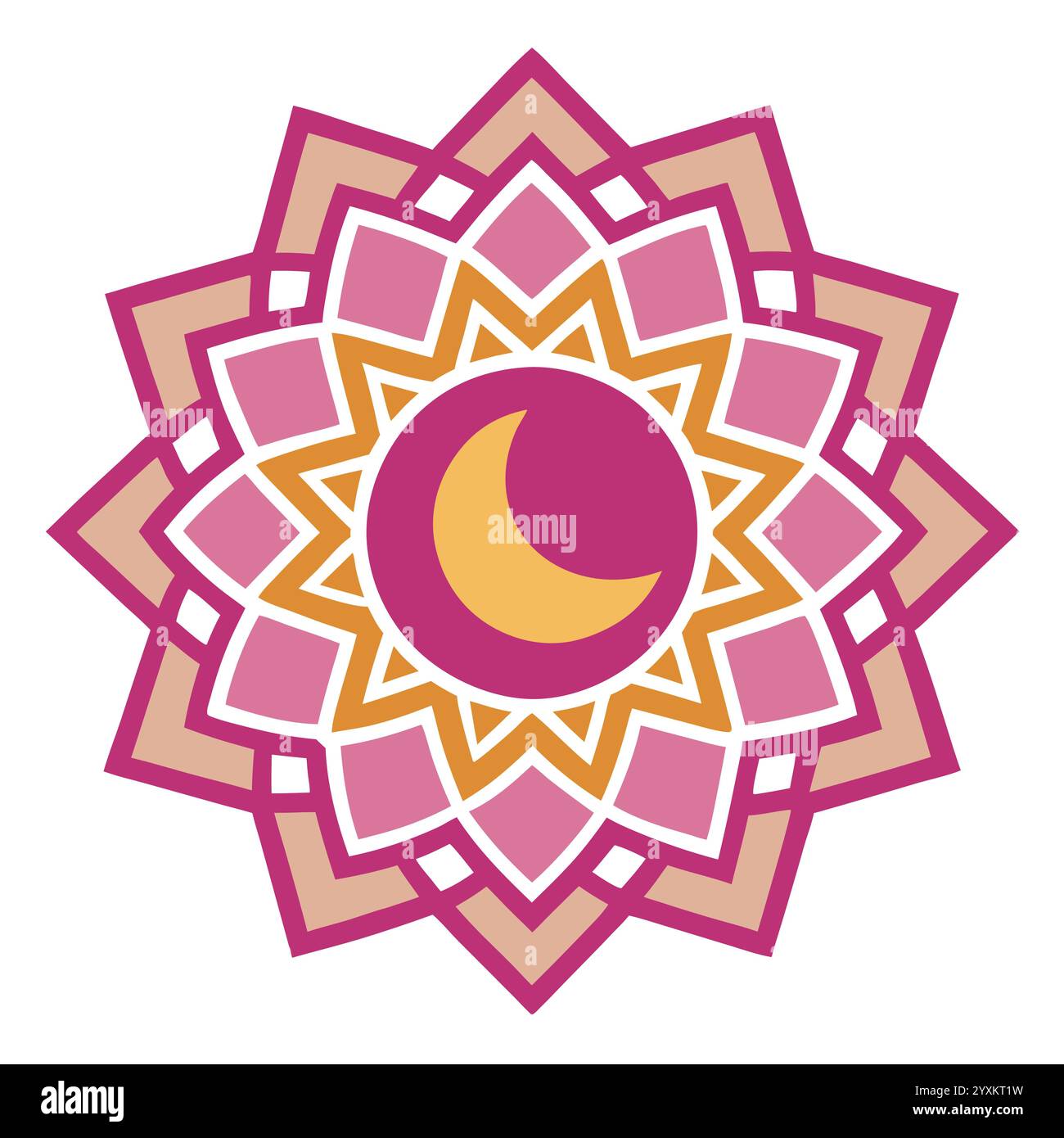 Beautiful Islamic Geometric Pattern - Elegant Arabic Star Design for ...