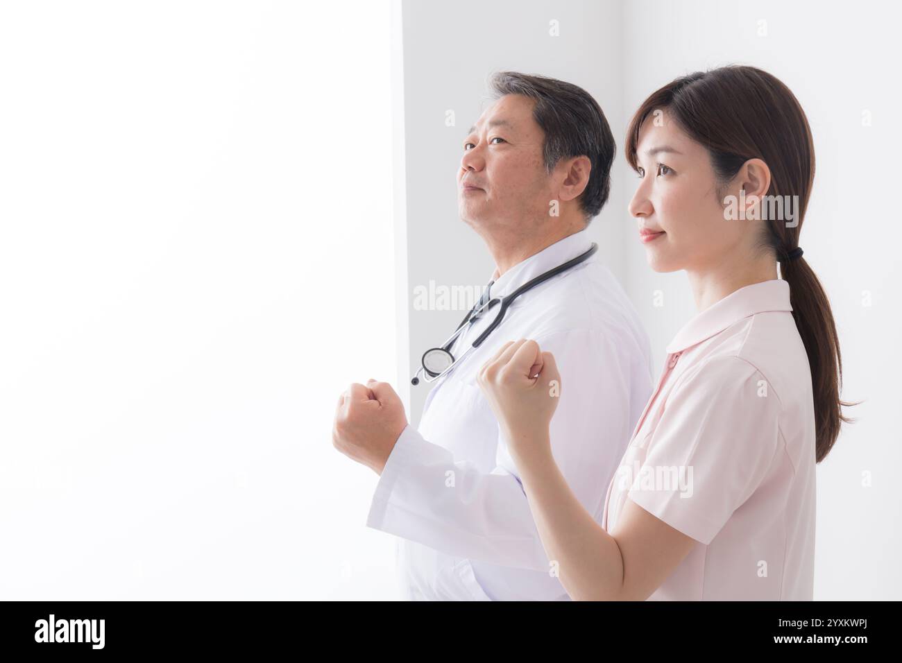 Young male doctor nurse hi-res stock photography and images - Alamy