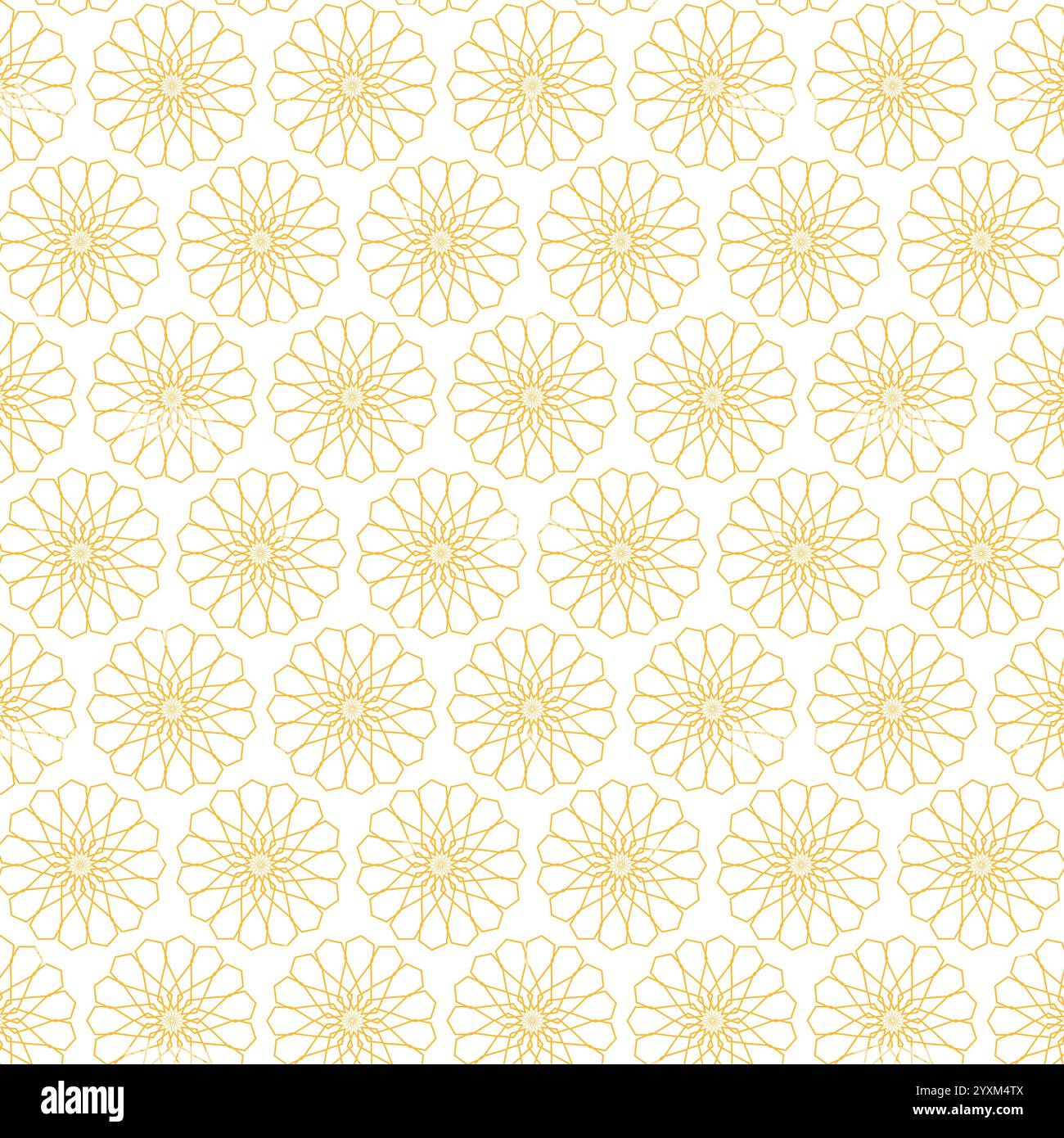 Golden pattern vector background design Stock Vector