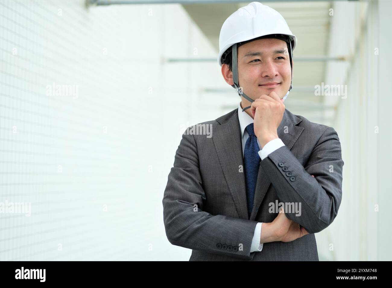 Man wearing suit helmet hi-res stock photography and images - Alamy