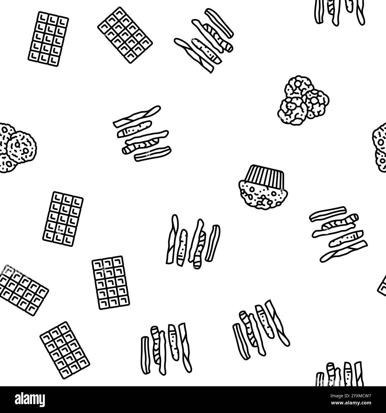 Seamless cake slice pattern Cut Out Stock Images & Pictures - Alamy