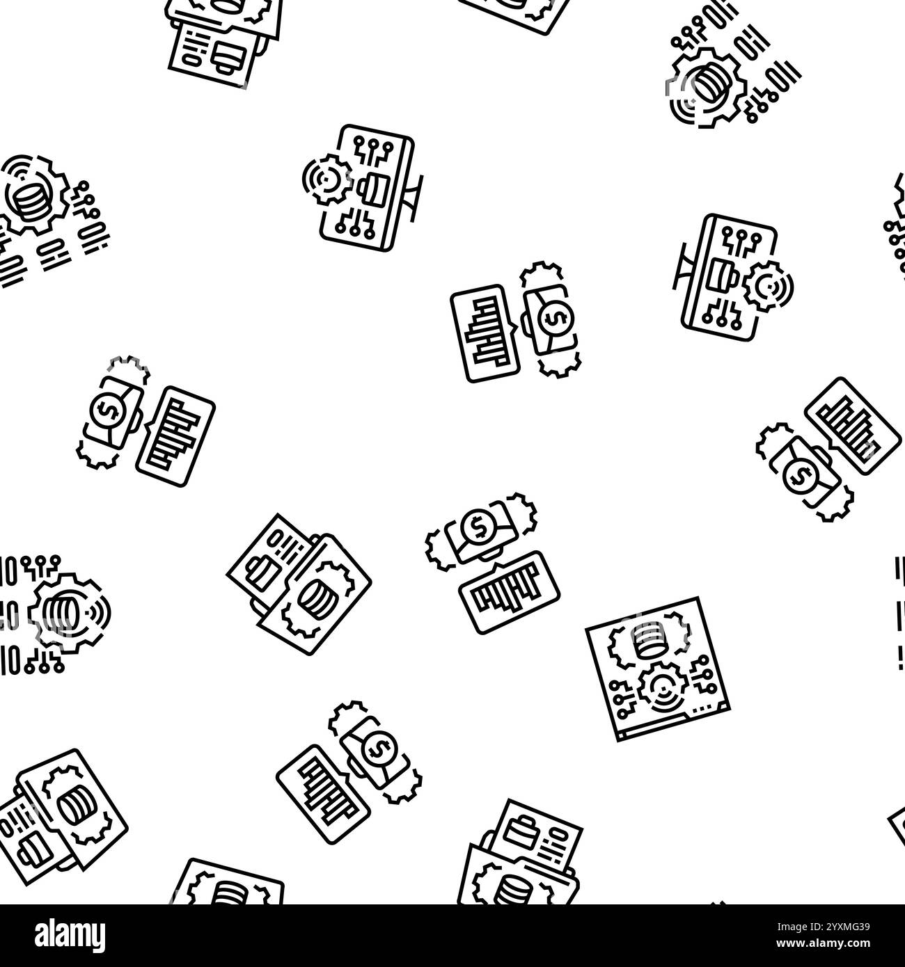 Business process management workflow analysis Black and White Stock ...