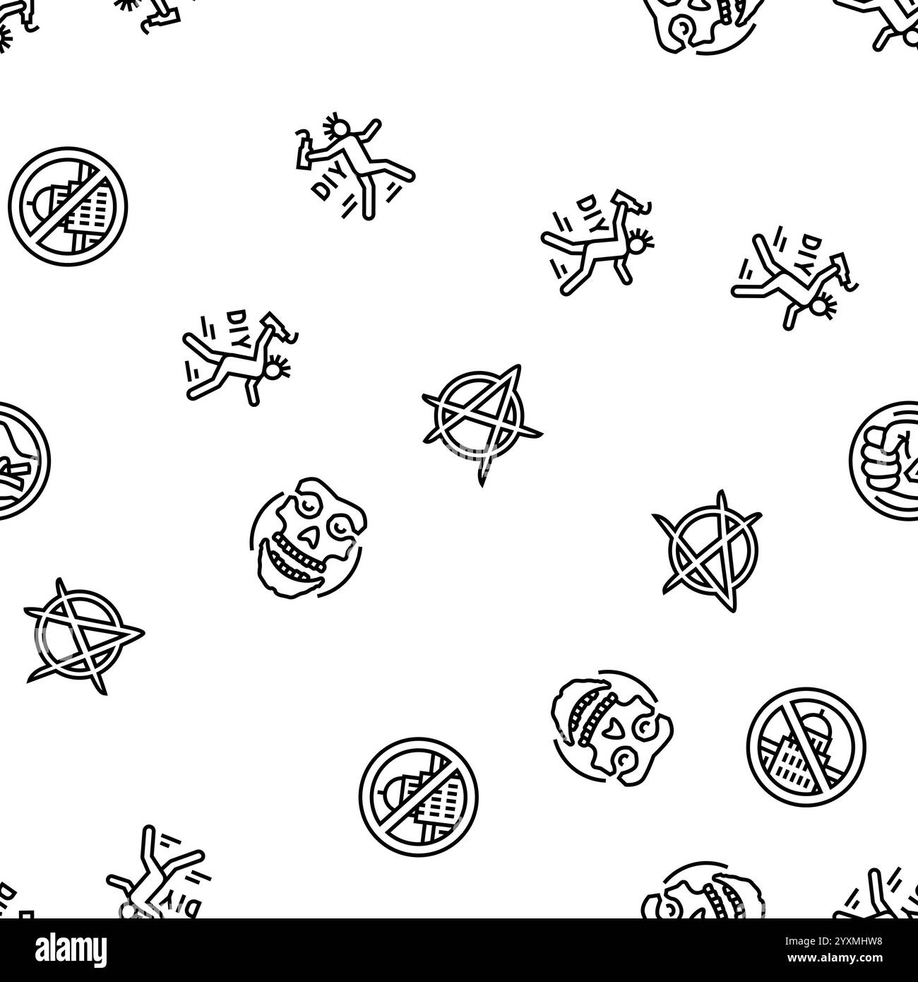 Retro punk halftone collage Black and White Stock Photos & Images - Alamy