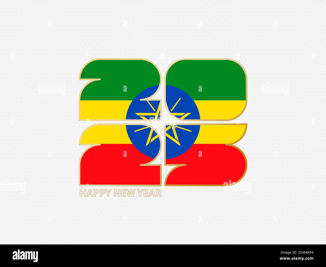 Abstract numbers 2025 with flag of Ethiopia. Vector illustration Stock Vector Image & Art Alamy