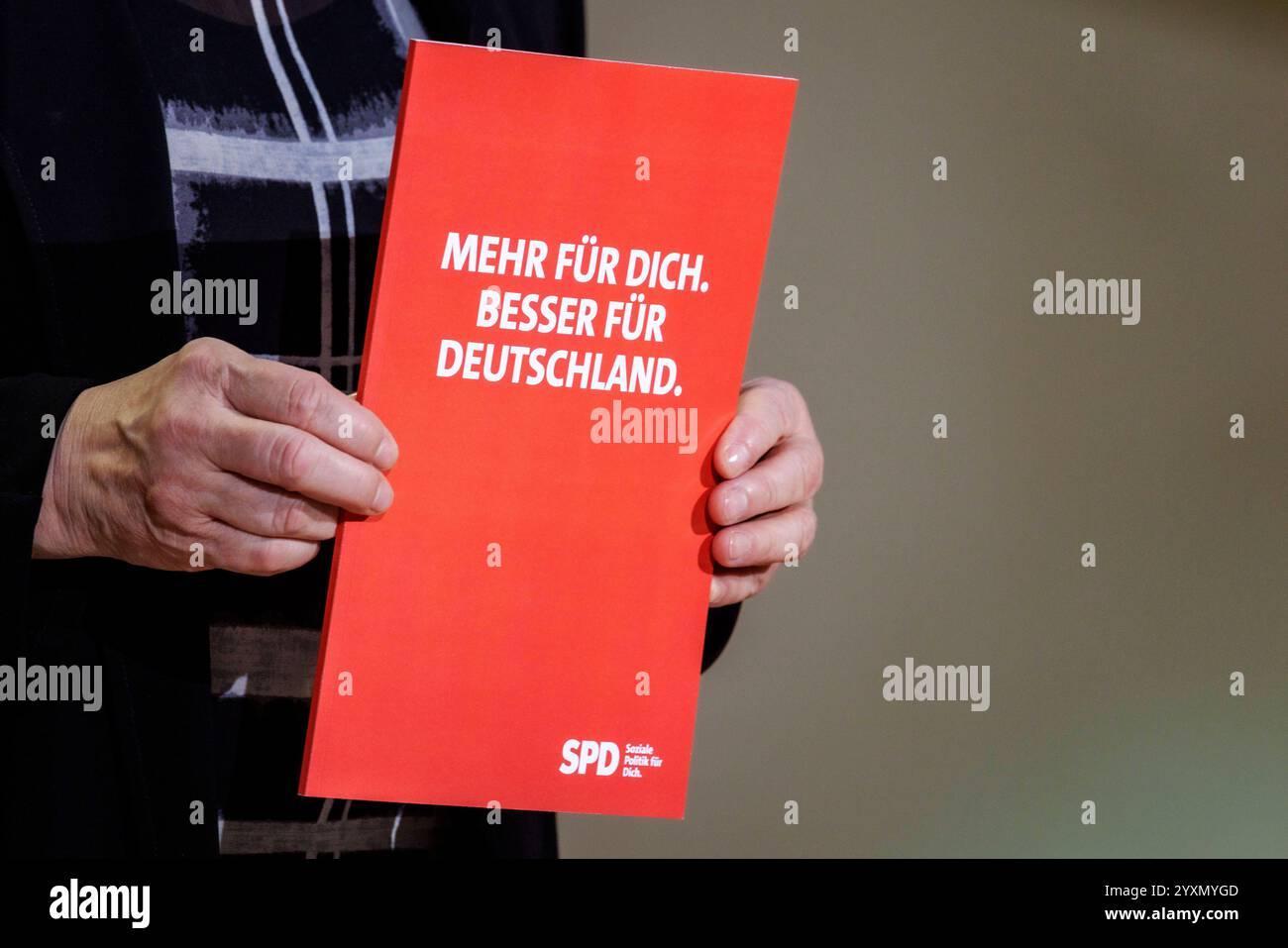 Die SPD stellt ihren Entwurf des SPD Wahlprogramm fuer die
