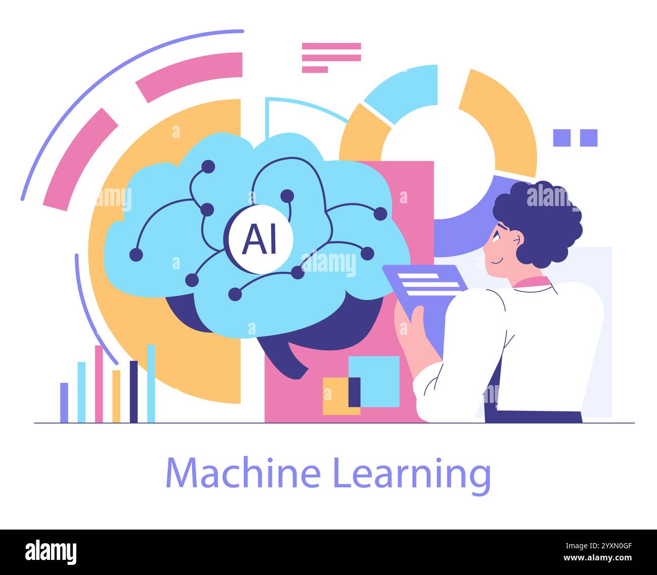 Data analytics programming colorful Stock Vector Images - Alamy