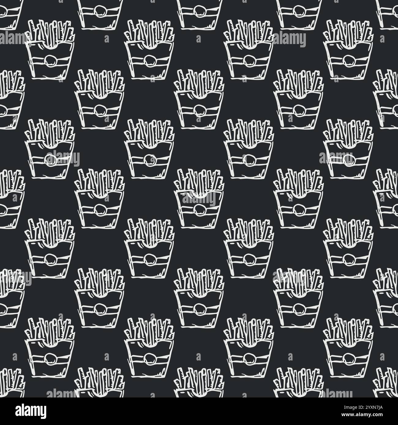 Seamless fast food pattern. fast food background Stock Vector Image ...