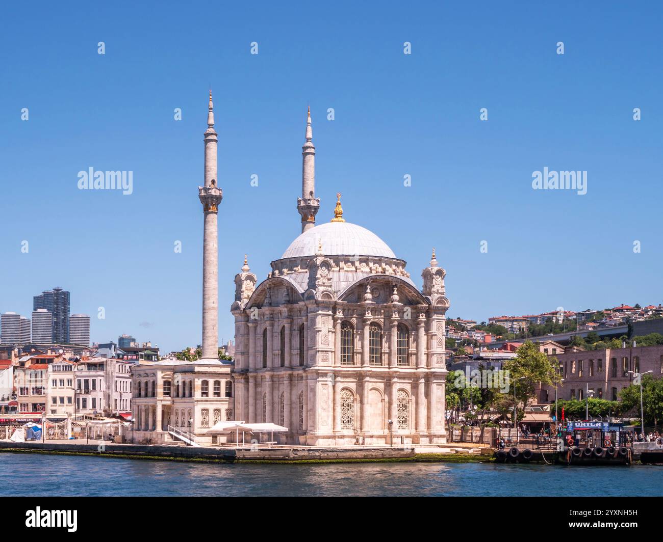 Büyük Mecidiye Mosque in Istanbul Stock Photo