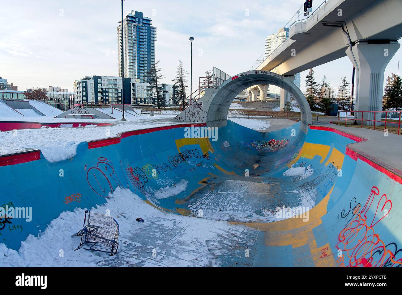 Cowboys Park, formerly Shaw Millennium Park, in Calgary Alberta Canada ...