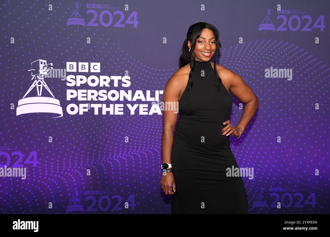 Kadeena Cox arriving for the 2024 BBC Sports Personality of the Year