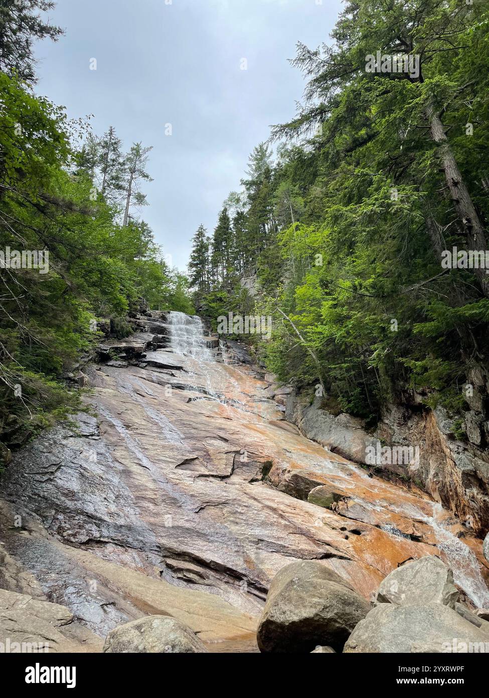 New Hampshire waterfall - Smartphone Captured Stock Image