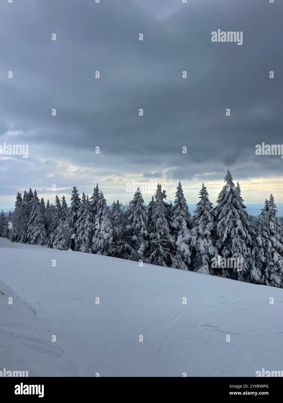 Ski mountain - Smartphone Captured Stock Image