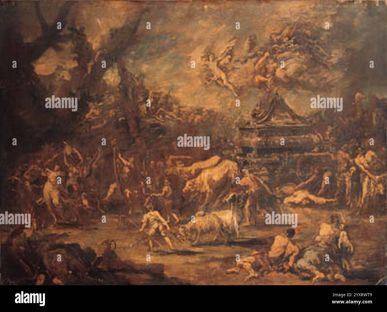 David dancing before the ark of the covenant 112339 stock photo alamy