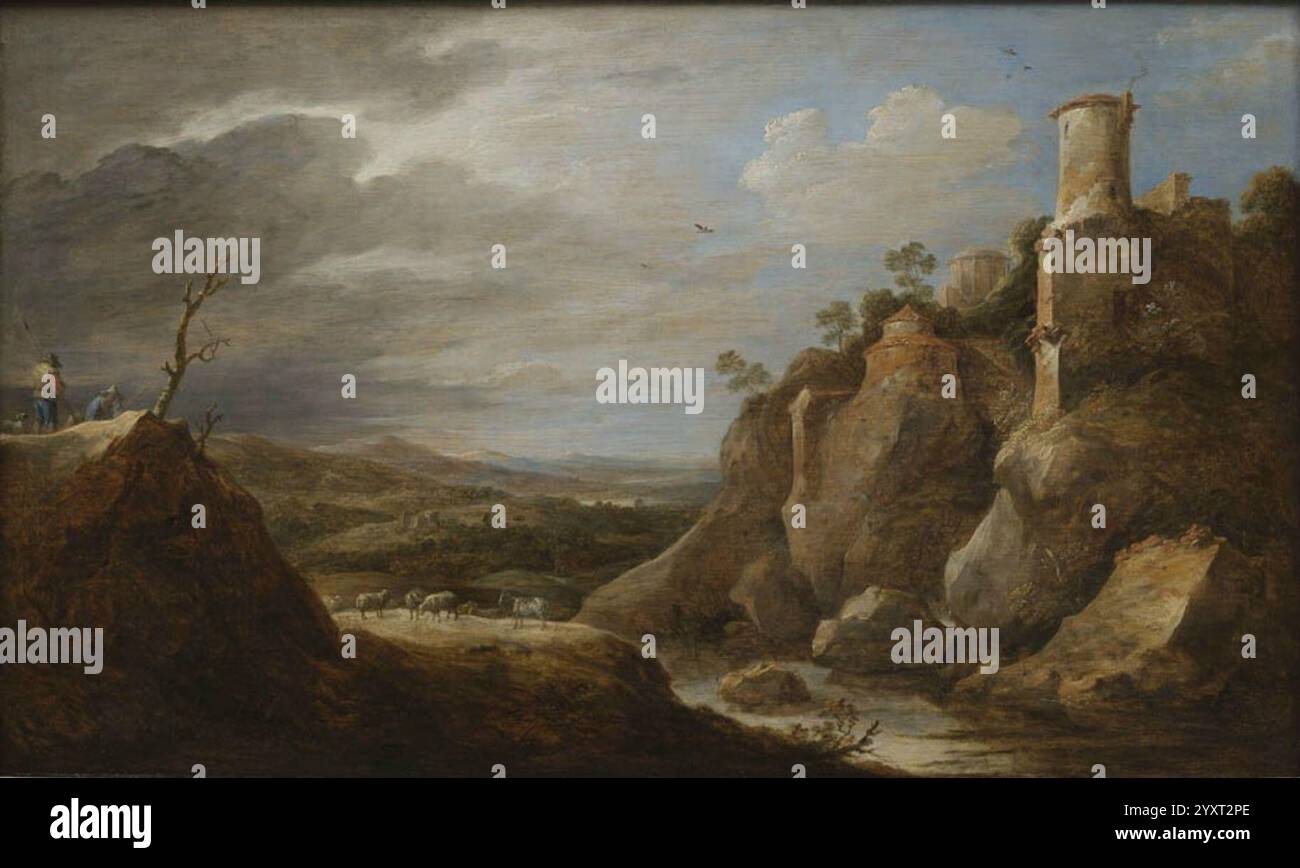 Berger Und Ihre Herden In Einer Landschaft David Teniers Alter