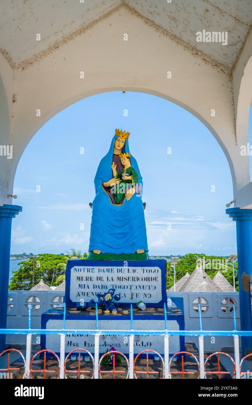 The shrine to the Virgin Mary, Togoville, Togo. Stock Photo