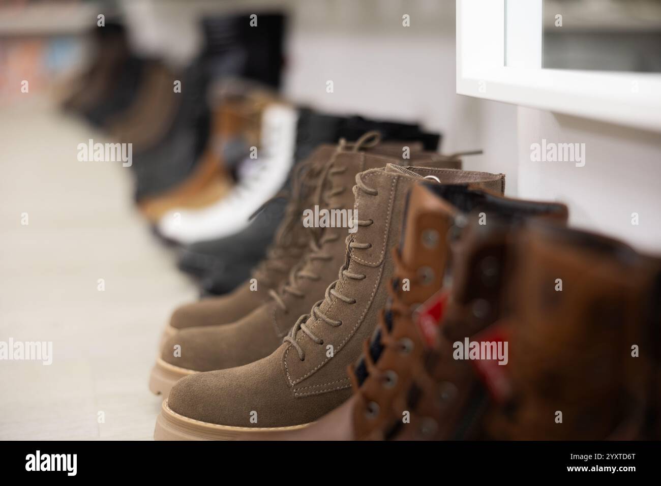 Boot Counter Warm boots on counter hi-res stock photography and images - Alamy