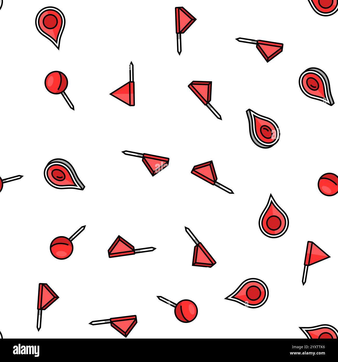 location pin map point seamless pattern vector Stock Vector Image & Art ...
