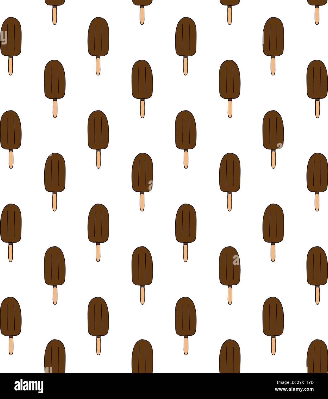 Vector seamless pattern of colored Hand drawn doodle sketch eskimo ice ...