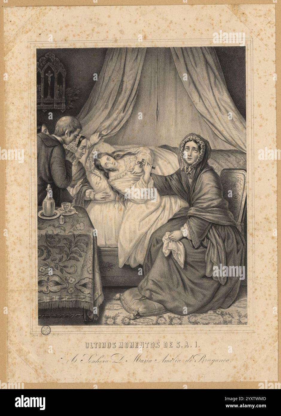 Api Maria Dath Death of princess maria amelia Stock Photo - Alamy