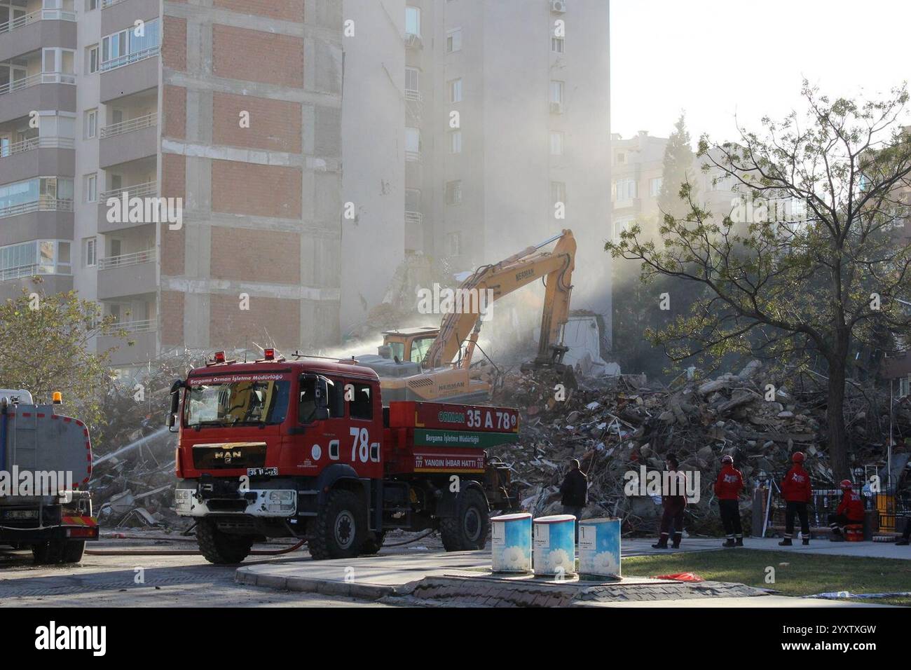 Debris removal work Stock Photo - Alamy