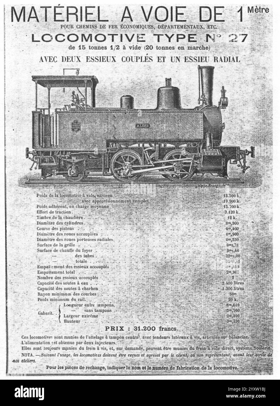 Decauville locomotive hi-res stock photography and images