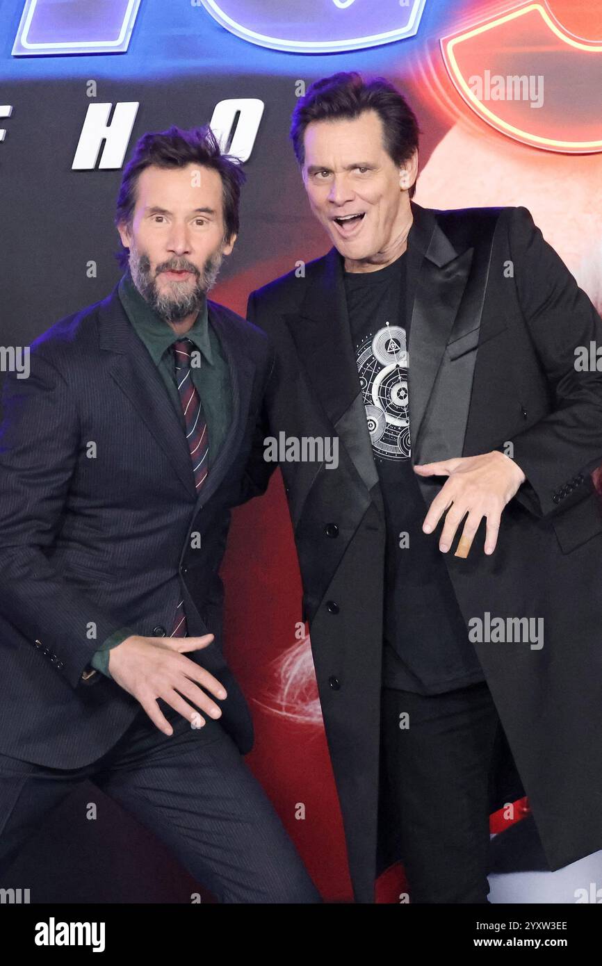 December 12, 2024, Los Angeles, California, USA: Keanu Reeves, Jim ...