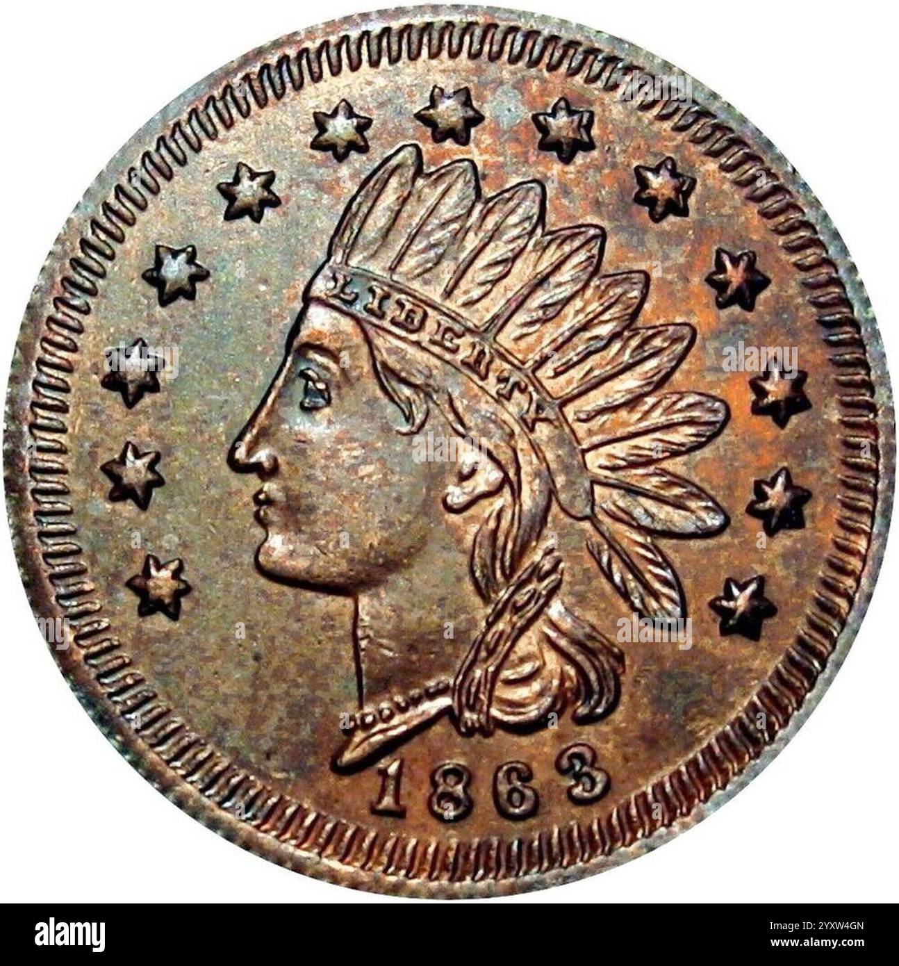 Defiance, Ohio - Civil War Token Ruhl's Very Scarce Single Merchant NGC ...
