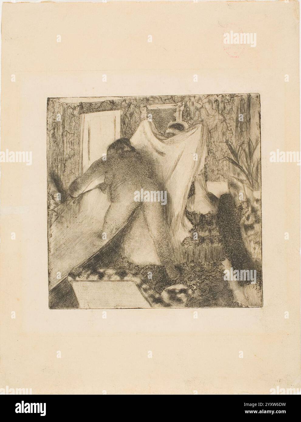 Degas - Leaving the Bath, 1986.992 Stock Photo - Alamy