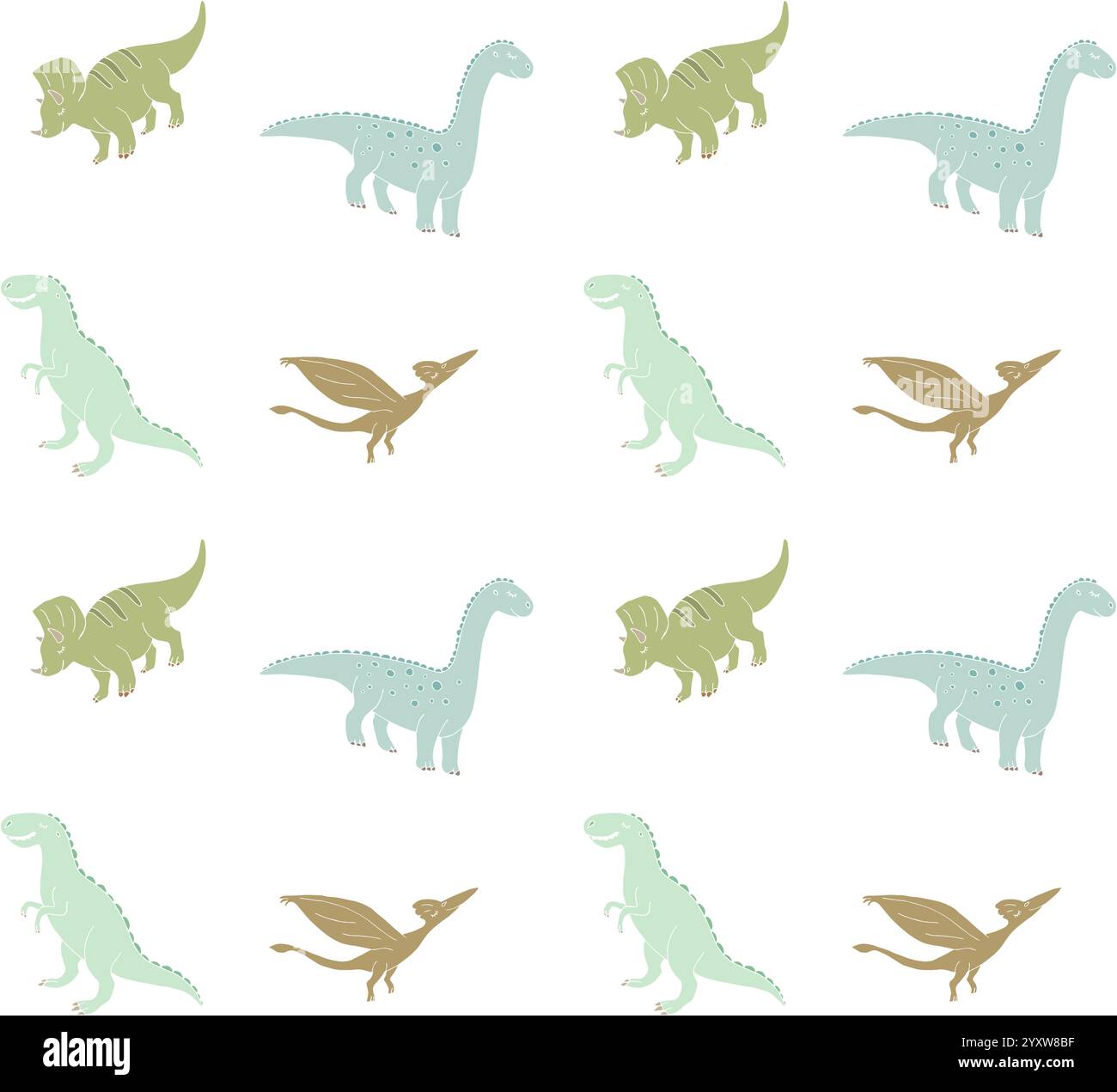 Vector seamless pattern of hand drawn doodle sketch different color ...