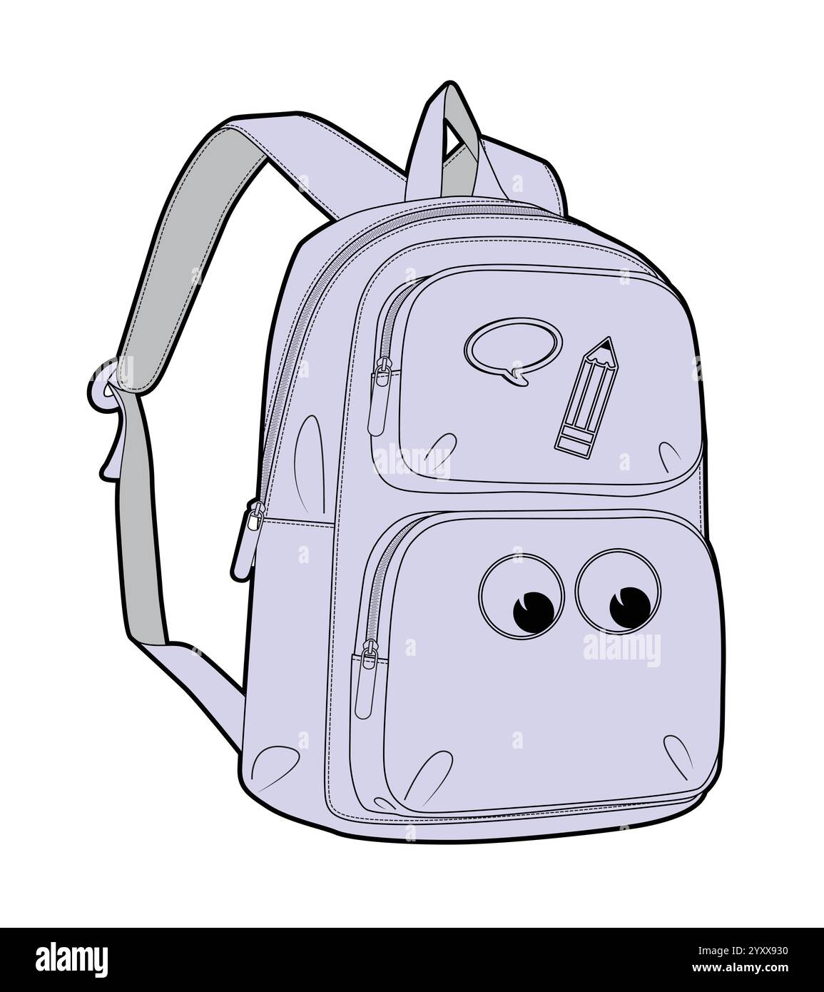 Leather backpack for girls hi-res stock photography and images - Alamy