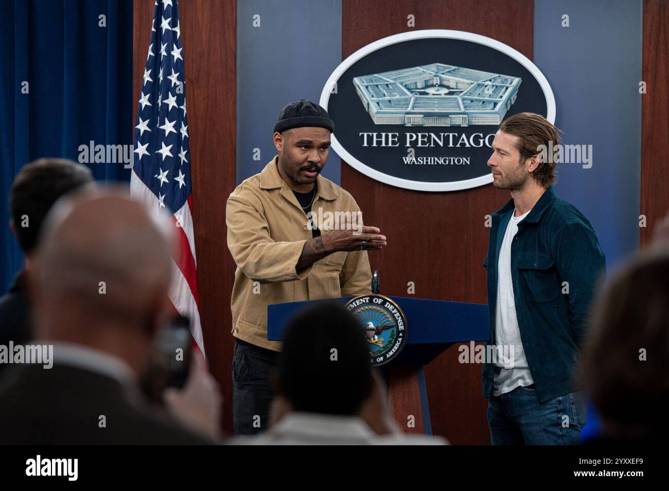 Devotion Director, Cast & Crew Tour Pentagon (14 Stock Photo - Alamy