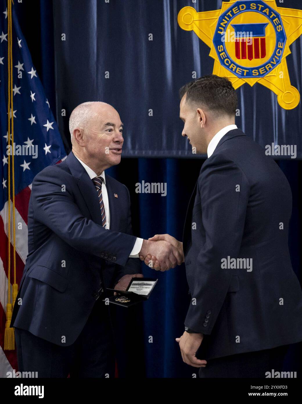 DHS Secretary Alejandro Mayorkas Attends a USSS Special Agent ...