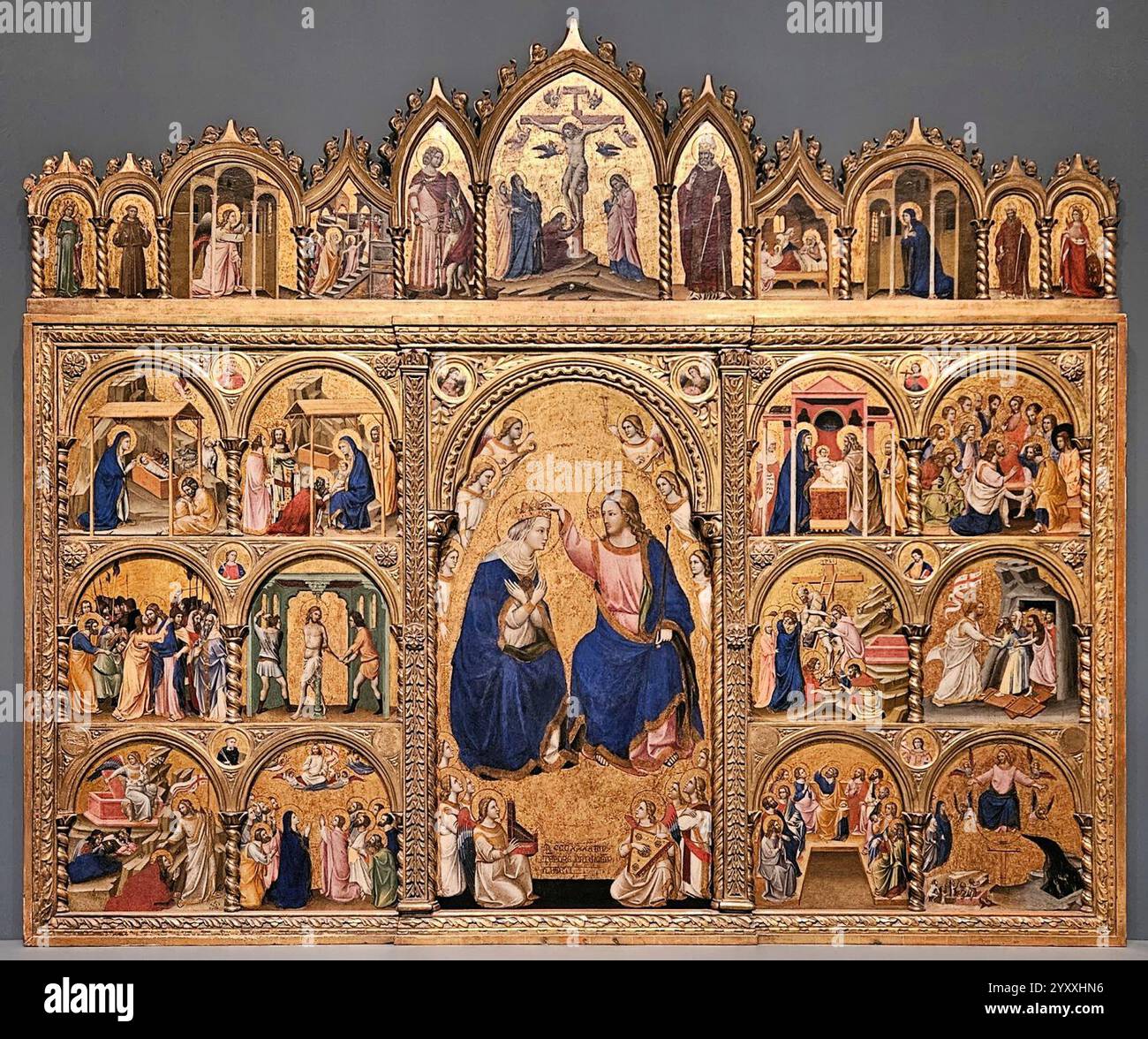 Di Arpo - Coronation of the Virgin Altarpiece Stock Photo - Alamy