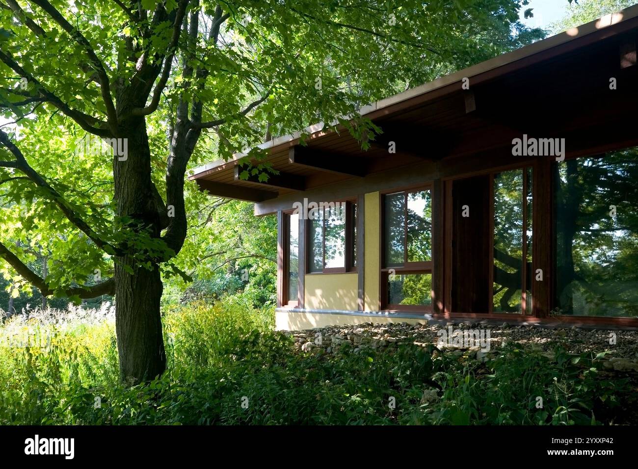 Flat roof house hi-res stock photography and images - Alamy