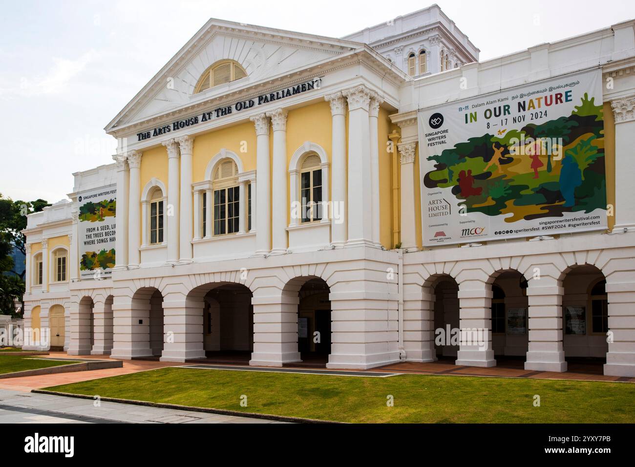The Arts House at the Old Parliament, Singapore, Photo: David Rowland / One-Image.com Stock ...