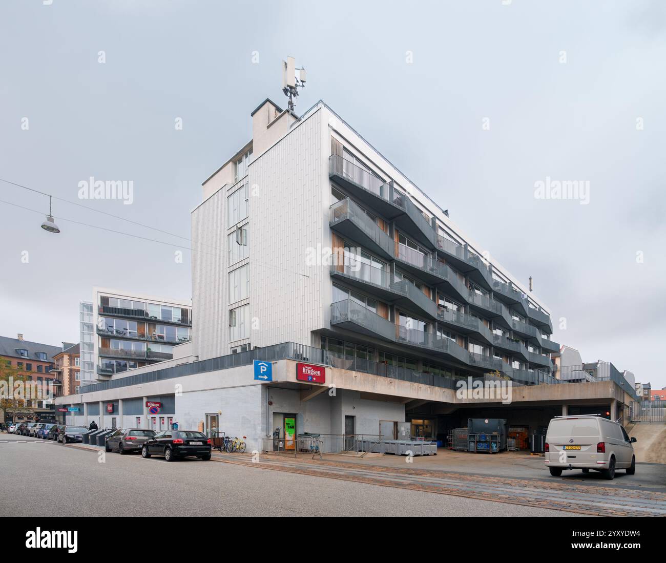 Picture of Copenhagen, Denmark - Residential building and supermarket (renovation ...