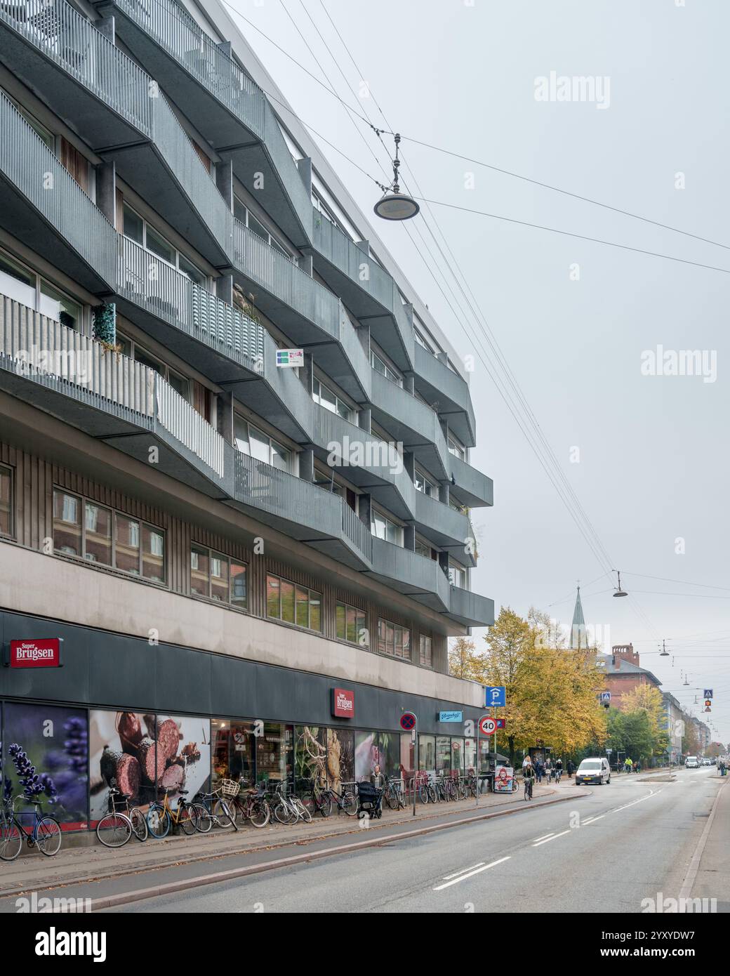 Copenhagen, Denmark - Residential building and supermarket (renovation ...