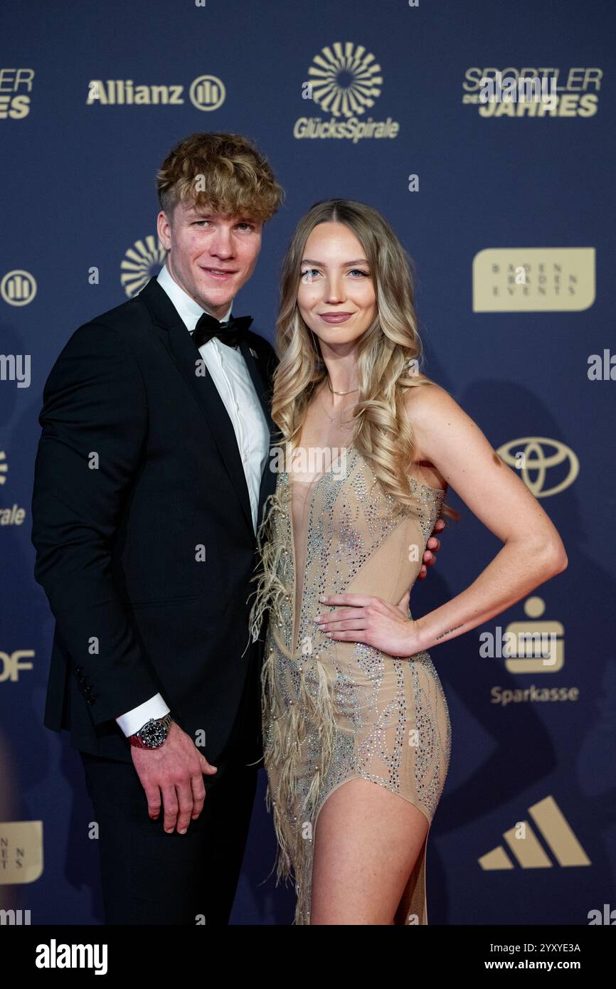 Jacob Schopf (Kanu / Kajak Vierer) mit Freundin Emily Schilf auf dem ...