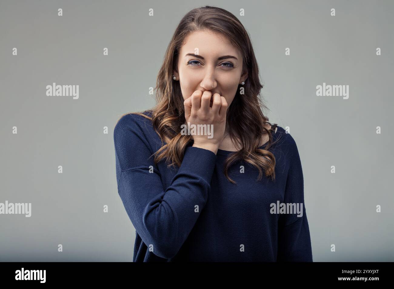 Photo Expressing Insecure Feeling pain insecurity young hi-res stock photography and images - Alamy