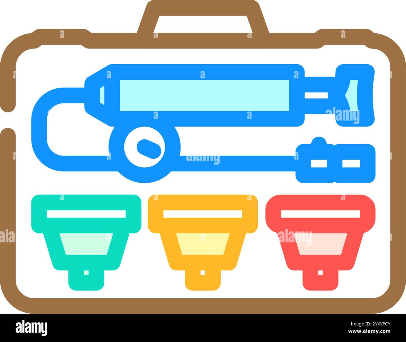 coolant pressure tester car color icon vector illustration Stock Vector ...