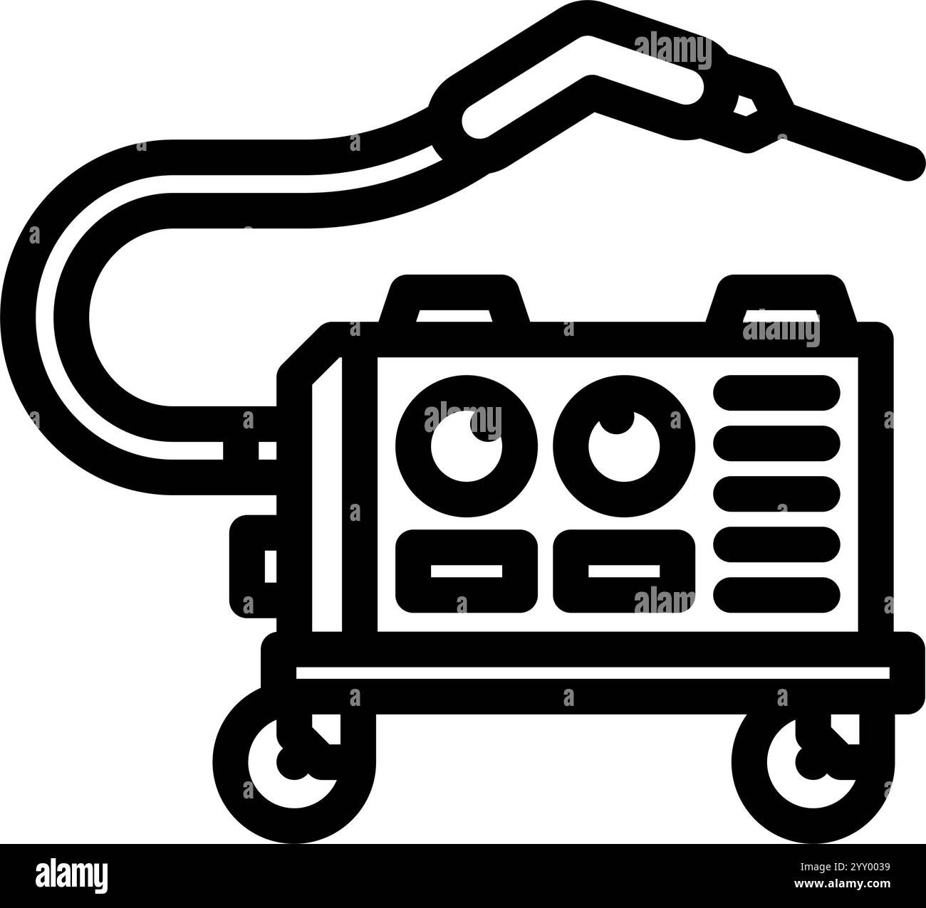 industrial welding industry line icon vector illustration Stock Vector ...