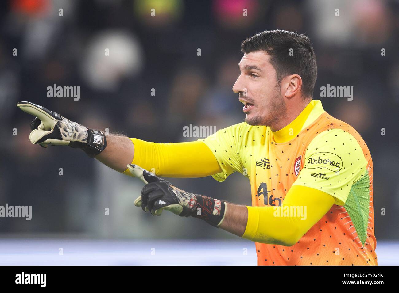Scuffet Turin, Italy. 17 December 2024. Simone Scuffet of Cagliari Calcio ...