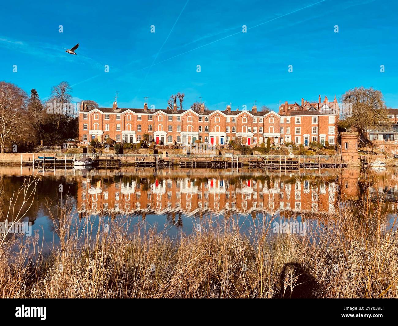 Deva Terrace Chester - Smartphone Captured Stock Image
