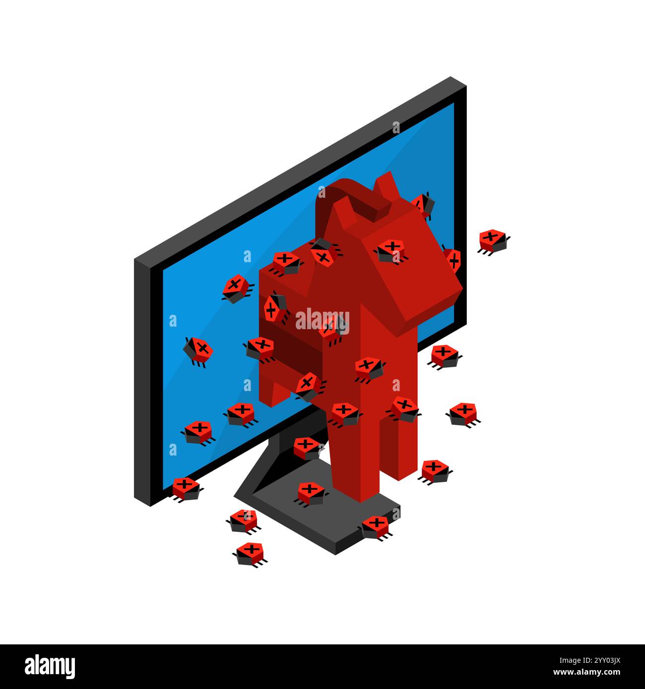 Trojan horse virus hi-res stock photography and images - Alamy