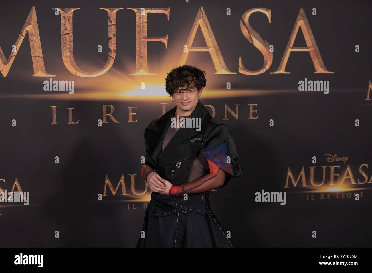 News - Photocall MUFASA: IL RE LEONE Riccardo Suarez during Photocall MUFASA: IL RE LEONE , News in Milano, Italy, December 17 2024 Milano Via Vigevano, 18 Italy Copyright: xLucaxMichelix/xLiveMediax LPN 1654372 Stock Photo