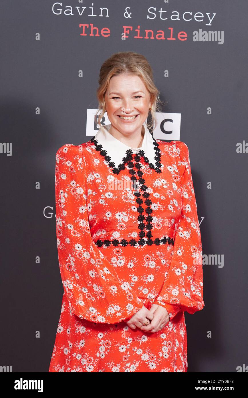 Joanna Page attends a BBC launch event for Gavin and Stacey The Finale, at Ham Yard Hotel in